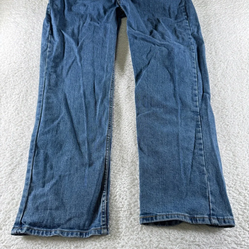 Levis 514 Jeans Mens 38x30 Blue Straight Fit Medium‎ Wash Denim Pants Stretch